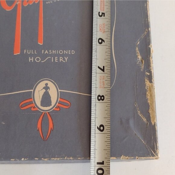 Vintage Gaymode Full Fashioned Hosiery Nylon Box Decor 7 X 10 - Picture 7 of 8